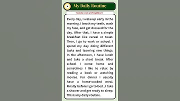 My daily Routine 👉👉 Watching Now Daily English in Description 👇👇👇
