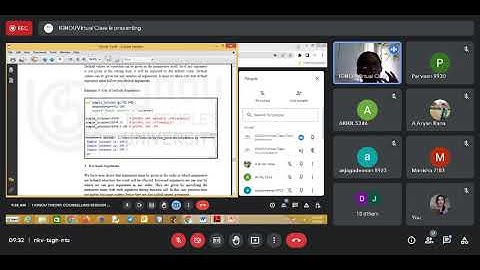 Programming in C and python MCS-201 09/07/22 09:00