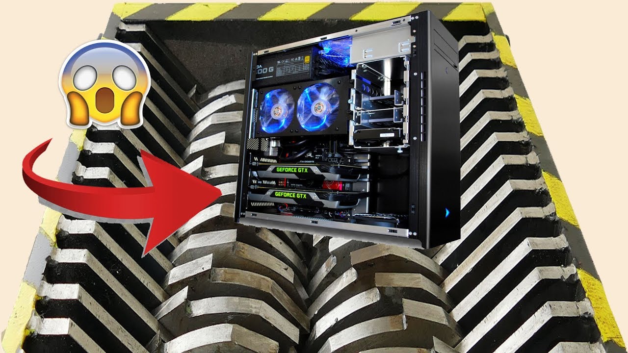 Experiment SHREDDING COMPUTER Hard Drive Shredder !! Hacks Hazs 313