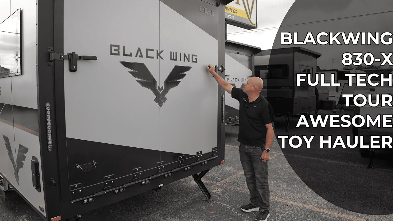 Black Wing 830-X Toy Hauler | Ultimate Off-Grid Aluminum RV Built for ...