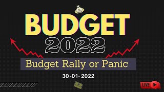 Nifty, Banknifty and Sensex - Budget  Rally or Panic? Budget Live Session | Budget 2022 Live Trading