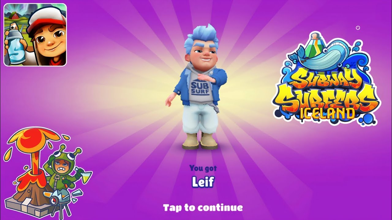 Subway Surfers Iceland 🧊 🏔️ 2024 : Get Leif 🧊 🏔️ by Completing Floor is Lava 🌋🌋 Challenge 2024