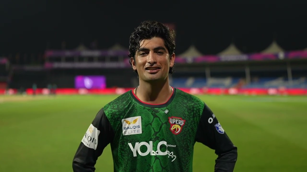 Naseem Shah post-match interview | Desert Vipers won | Naseem Shah Excellent bowling in 