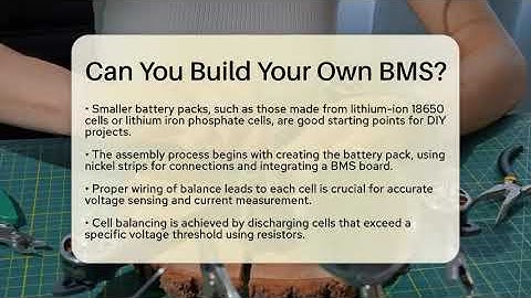 Can You Build Your Own BMS? - Talking Tech Trends