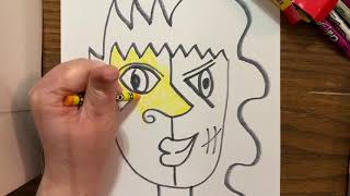 Pablo Picasso style portraits - Elementary Art