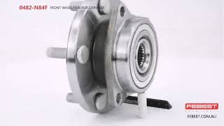 0482-N84F FRONT WHEEL HUB FOR CHRYSLER