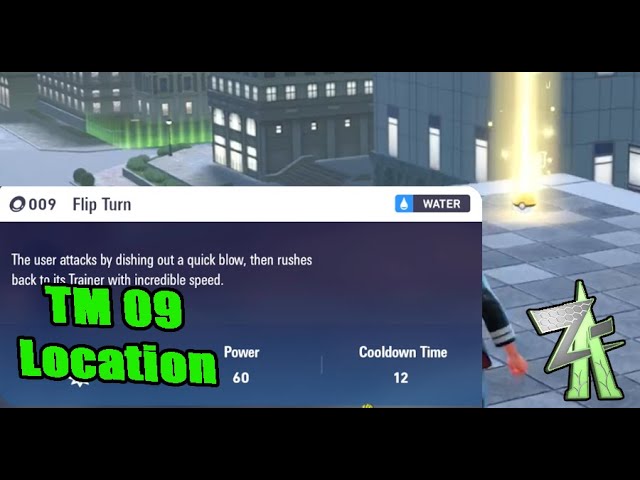 TM09 Flip Turn Location for Pokemon Legends ZA - YouTube