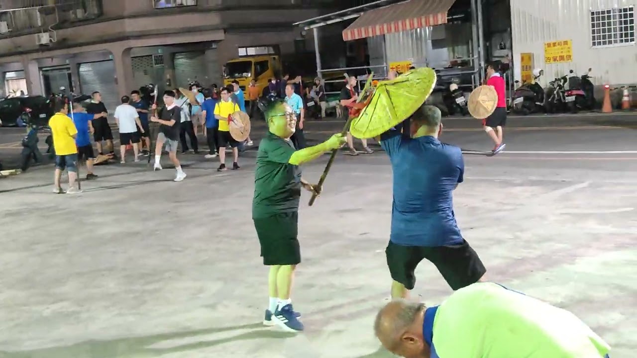 2025/10/20 台南市永康區大灣國聖宮 - 金獅陣 - 夜間訓練 part2           