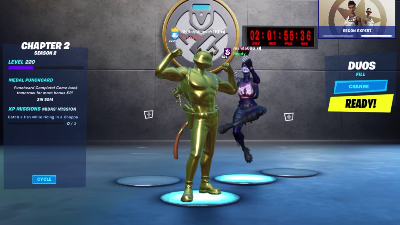 Unlocking gold TNTina and Fully Gold Meowscles