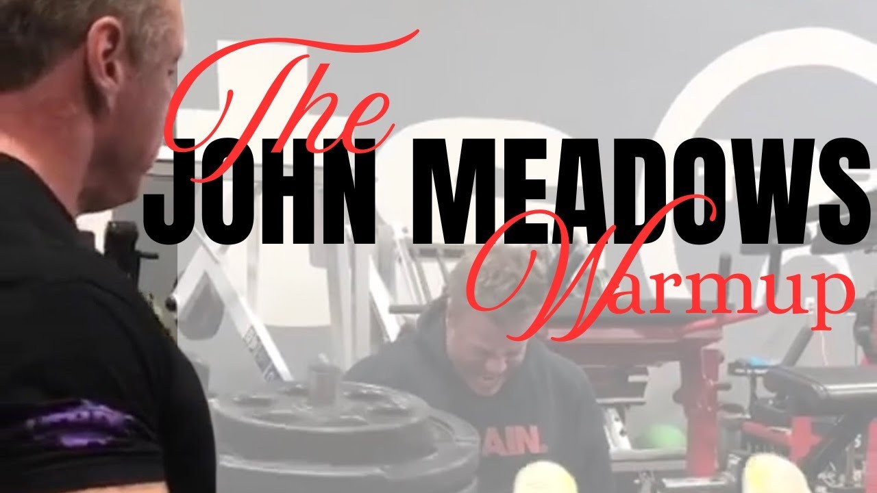 The John Meadows Leg Extension Warm-Up to Blow Up Your Quads