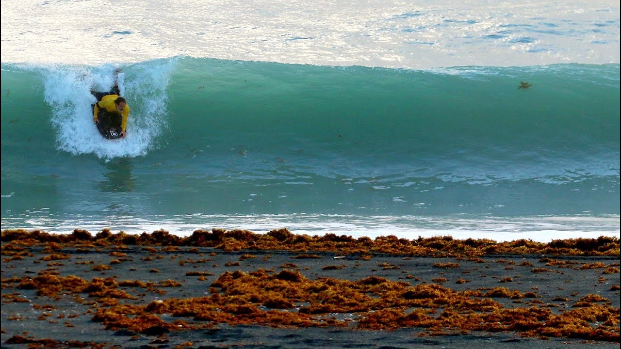 Fla Bodyboarding : 130 Sec @ South Florida Surf, May 2022, winds before the doldrums.