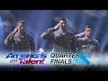 In The Stairwell: Airforce Academy Group Sings &quot;Some Nights&quot; Cover - AGT 2017 - Reaction