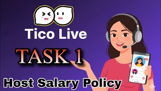Information Tico Live Host Policy 2026 | 1 Call Mein Kitni Earning | Full Salary & Rules Explained  (Task 1) Update