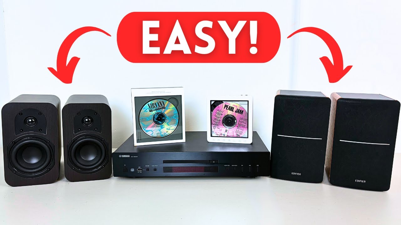 How to easily connect a CD Player to ANY Speaker (Passive or Active ...