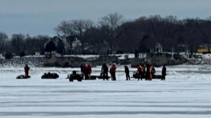 20 People Rescued From Floating Sheet Of Ice