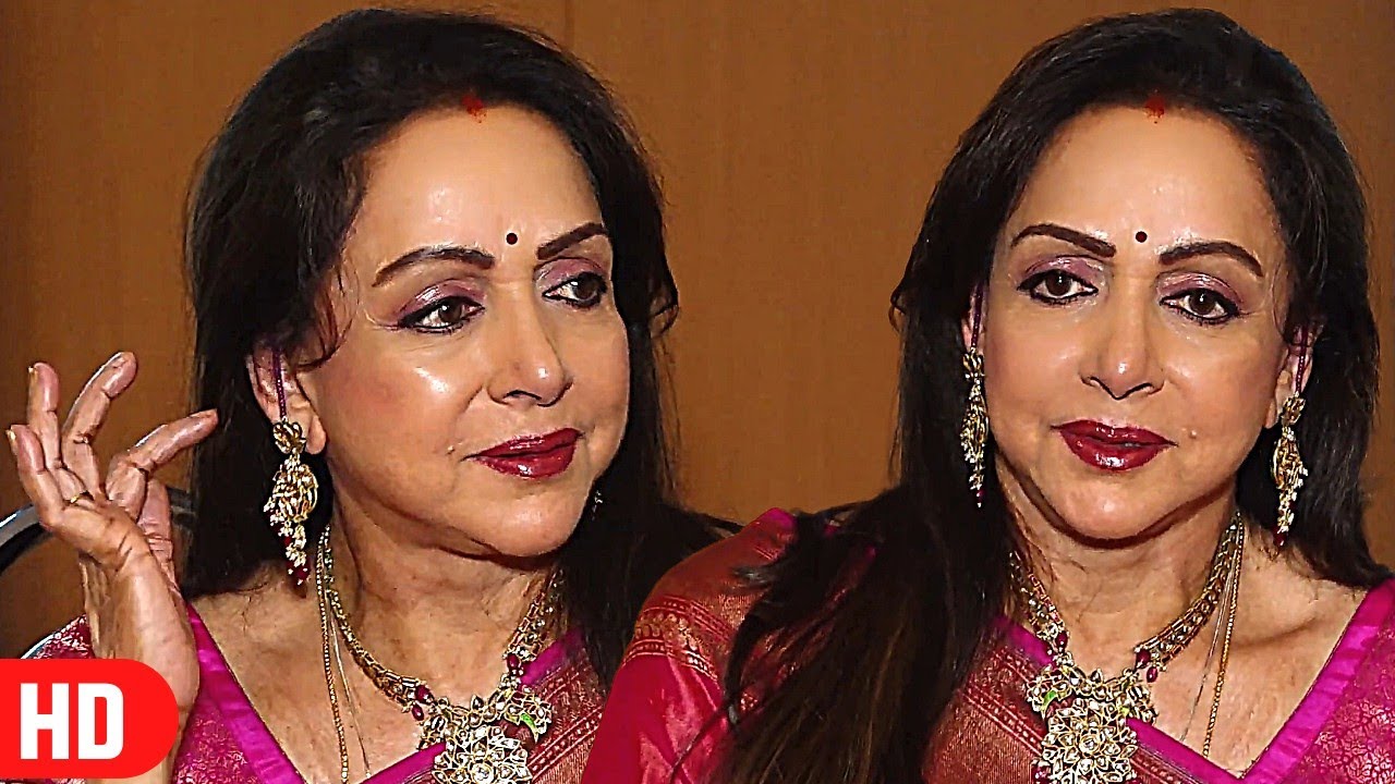 Hema Malini Looking Gorgeous In Pink Saree Talks About Her Classical Dance Ballet GANGA