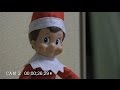 Security cameras catch Elf on a Shelf moving in office