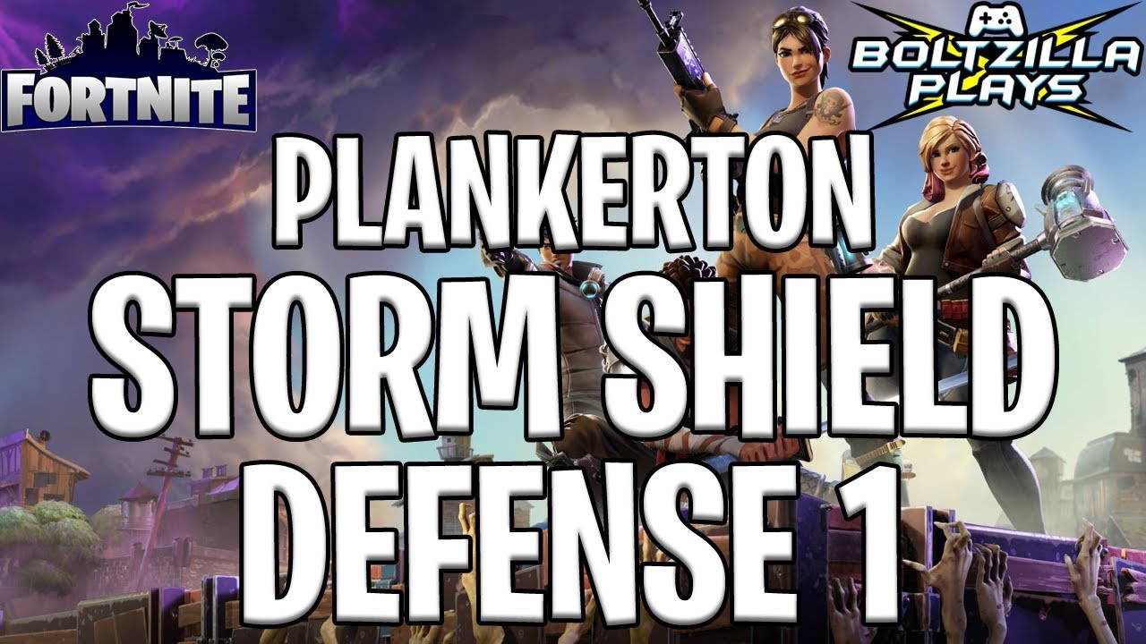 Fortnite Plankerton Storm Shield Defense 1 YouTube