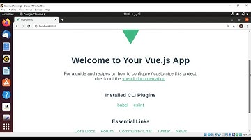 Vue.js CLI to create a  project