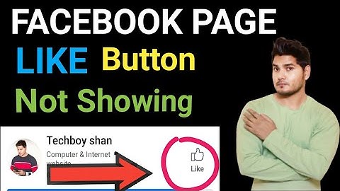 Facebook Page Like Button Not Showing hindi || Facebook Page like button Not Showing Problem Solved