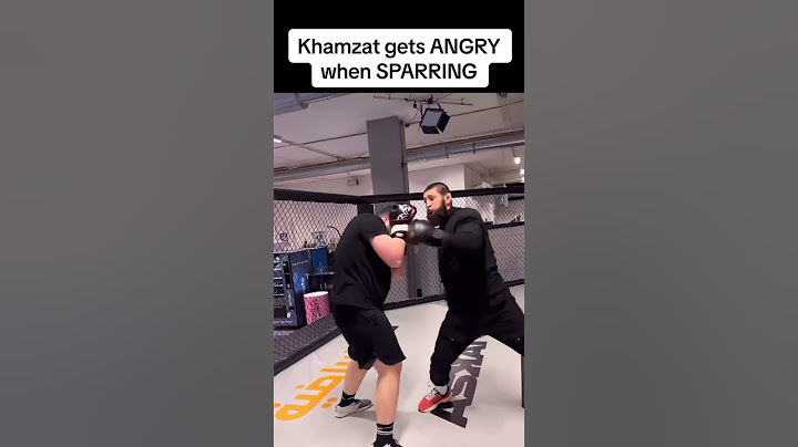 Khamzat Chimaev Loses His Cool in Sparring 😳🔥 #UFC #KhamzatChimaev