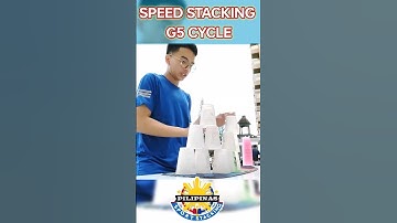 Fast Speed Stacking: G5 Cycle in 6.010 Seconds! #cupstacking #fast #shorts
