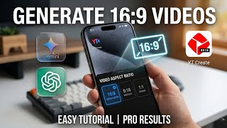 How to Generate 16:9 Videos in YT Create App (Step by Step) screenshot 5