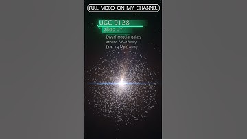 UGC 9128 galaxy rendered in Blender #universe #3drender #space #nebula #blenderart #3dart #eevee