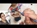 Painting on Fondant Shirt,  Fondant Hair, Braids (Kahlo Cake Topper Part 3 of 3)