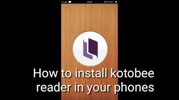 How to install Kotobee Reader in Smart Phones