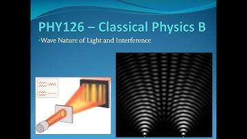 14 - Wave Nature of Light and Interference (Part 1)