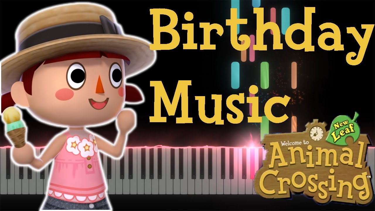 KK Birthday Music Box Animal Crossing New Leaf [Piano tutorial