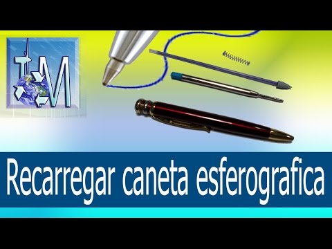 Vídeo: Como Recarregar Uma Caneta De Tinta