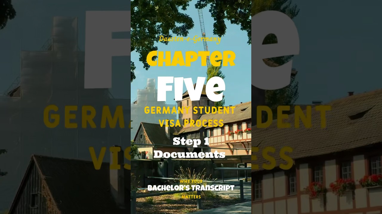 Role of Bachelor’s Transcript | Ch.5: German Student Visa Process| Daastan-e-Germany | 