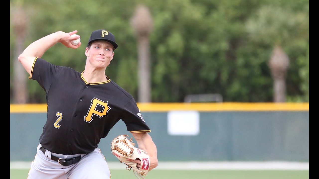 Tyler Glasnow Warming Up and Strikeout 3/18