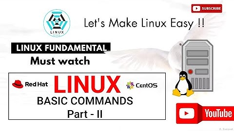 Linux Basic Commands Part-II | Linux Basic Commands With Examples | Linux Commands For The Beginners