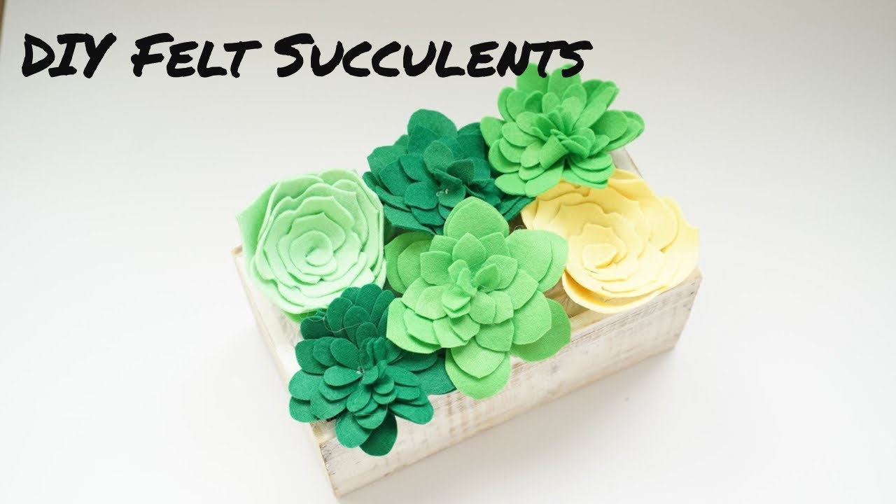 Felt Succulents: Easy to Make and Won't Die On You! - Jennifer Maker