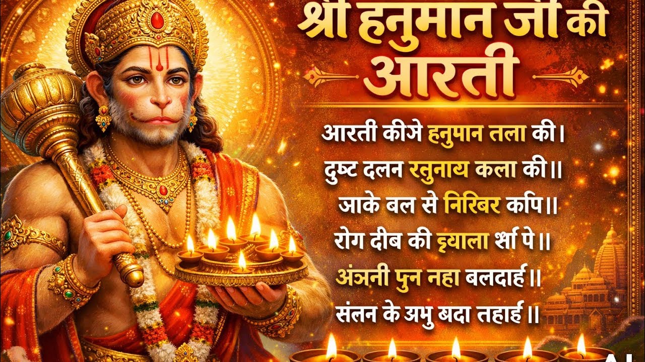 Shri Hanuman Ji Ki Aarti | Aarti Kije Hanuman Lala Ki |