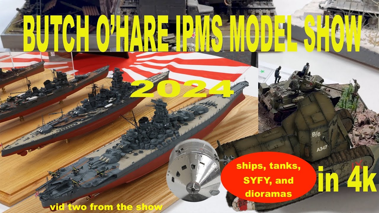 Butch O'Hare model show 2024, ships, tanks, SYFY, Dio, - YouTube