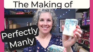 Making Perfectly Manly Cold Process Soap | How to do a Hanger Swirl Technique