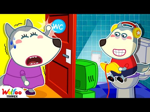 Wolfoo Tuvalette Gizli Bir Oyun Odası İnşa Etti - Çocuklar İçin Çizgi Filmler 🐺 @WolfooTurkce