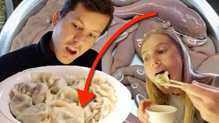 Penis fish dumplings.... it challenged us