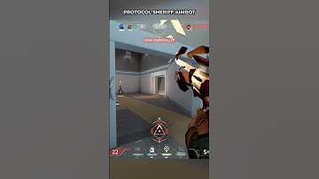 Protocol sheriff = Aimbot in Valorant #shorts #gaming #valorant