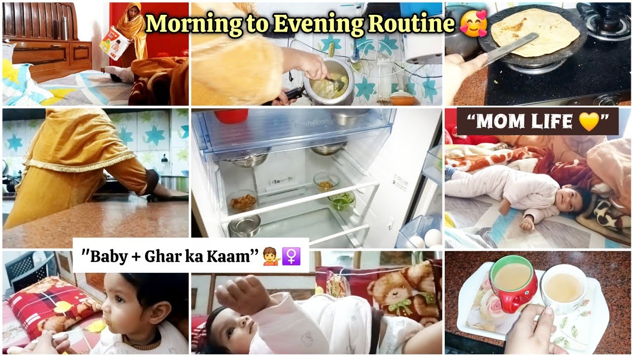 “Subah se Shaam Tak💁‍♀️ | Baby ke Saath Meri Daily Routine🥰 | Mom Life Vlog”