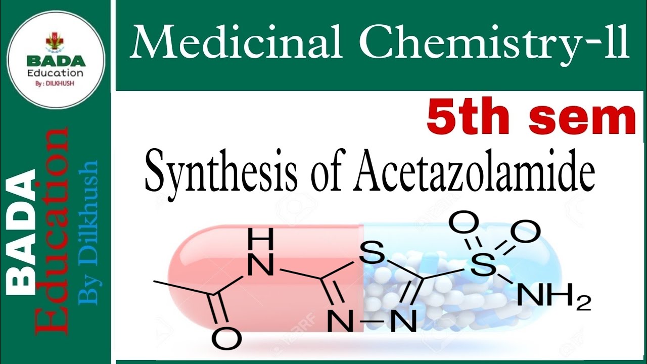 Synthesis of Acetazolamide Uses Medicinal Chemistry YouTube