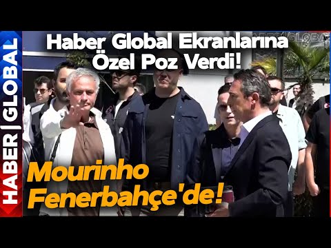 Jose Mourinho İstanbul'da! Fenerbahçe'yle Anlaştı! Haber Global Ekranlarına Özel Poz!