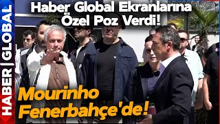 Jose Mourinho İstanbul'da! Fenerbahçe'yle Anlaştı! Haber Global Ekranlarına Özel Poz! Resimi