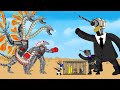 Rescue GODZILLA &amp; KONG - MECHA KING GHIDORAH From Skibidi Toilet Multiverse 011 | Godzilla Cartoons