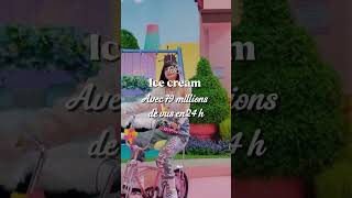 Les mv les plus vus de  BLACKPINK en 24 heures#kpop #blackpink #pinkvenom #howyoulikethat #icecream