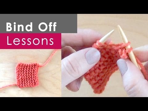 How To Bind Off Knitting For Beginners Youtube
